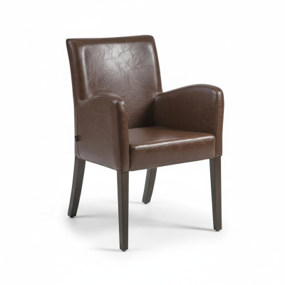 Diseño de silla de salón comedor silla tapizada con reposabrazos sillón nuevo