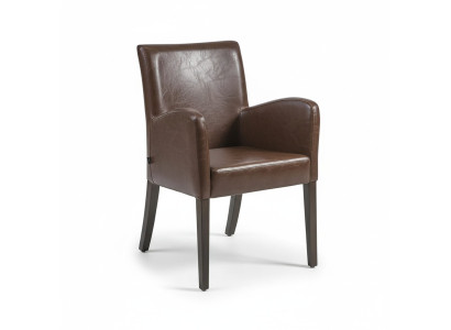 Diseño de silla de salón comedor silla tapizada con reposabrazos sillón nuevo