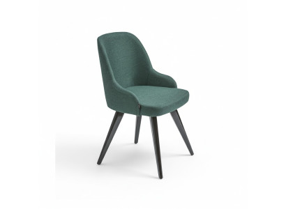 Silla de diseñador moderno para el comedor de lujo, nueva silla con asiento acolchado.