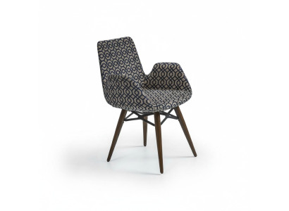 Silla de comedor de lujo con reposabrazos, moderna, diseño de diseñador, nueva.