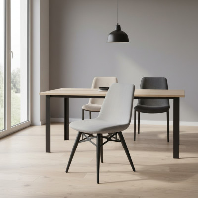 Diseñador moderno gris silla muebles decoración lujo nueva comedor.