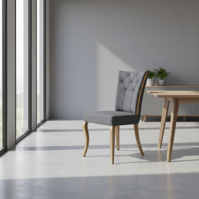 Muebles de comedor de lujo, diseño de silla gris, mobiliario nuevo, moderno, sillas.