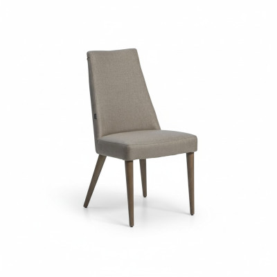 Silla de madera con asiento de tela silla de comedor nueva muebles de diseñador de lujo sillas