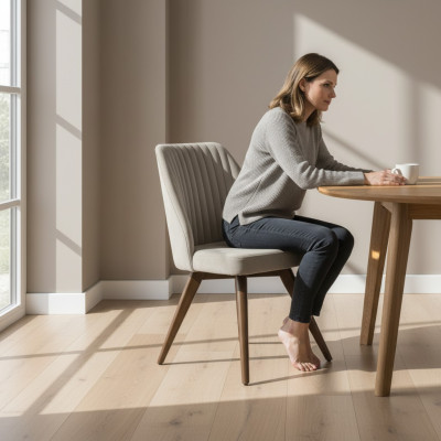 Moderna silla gris de lujo muebles de comedor nuevo diseño estilo decoración.