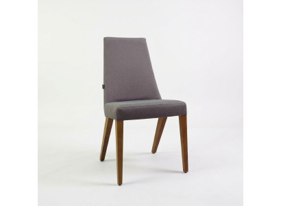 Silla gris de lujo moderna para comedor, diseño de silla de madera nueva.