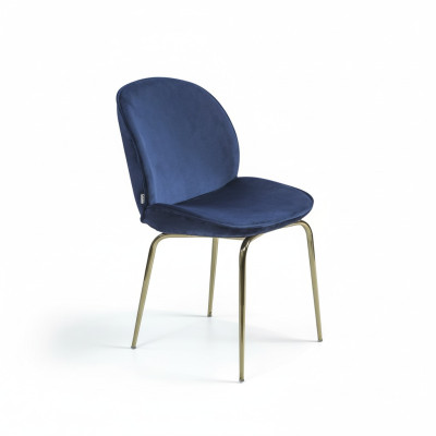 Silla de diseño de comedor azul lujo sillas nuevas muebles