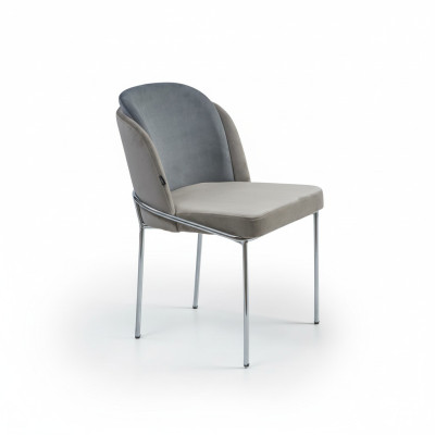 Silla de diseñador de lujo gris sillas nuevas muebles comedor tapizados mobiliario