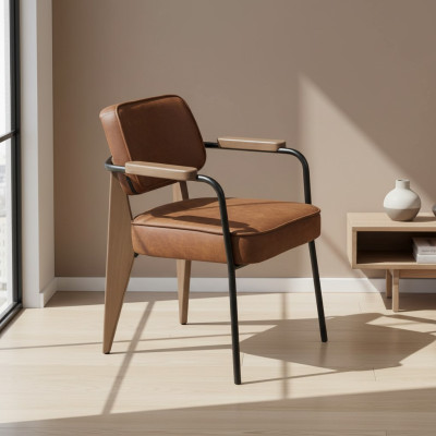 Silla de comedor de lujo con brazos, diseño nuevo, silla de respaldo con brazos.