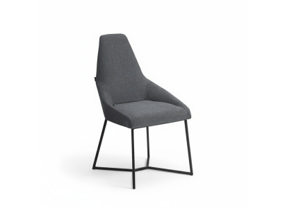 Silla de diseño Muebles Modernos Silla tapizada Gris Silla de comedor Nueva Muebles