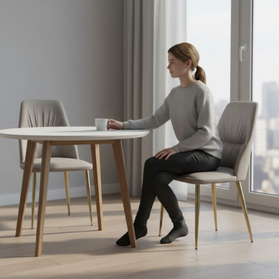 Silla moderna Silla de comedor Muebles de diseñador Sillas de lujo Mobiliario