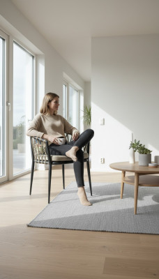 Silla con brazos de diseñador silla de diseñador de lujo con reposabrazos nuevo mueble