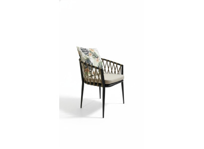 Silla con brazos de diseñador silla de diseñador de lujo con reposabrazos nuevo mueble