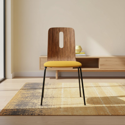 Silla Amarilla Diseño Moderno Muebles Decoración Sillas de Comedor de Lujo Nuevas
