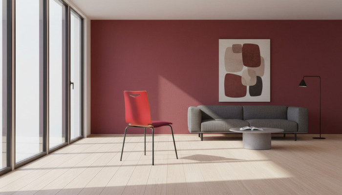 Silla roja moderna de lujo para el comedor con sillas nuevas de muebles para el comedor.