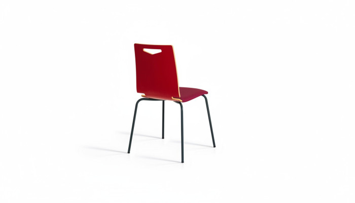 Silla roja moderna de lujo para el comedor con sillas nuevas de muebles para el comedor.