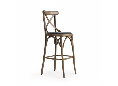 Taburete de diseñador moderno de madera para la decoración de sillas de comedor.