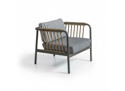 Sillón moderno gris asiento diseño sala de estar mobiliario nuevo.