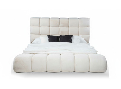 Cama Cama doble Moderna Estructura de cama de lujo Diseño de marco de cama de madera Nuevo
