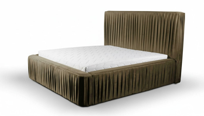 Diseño de tela Cama Doble Camas Lujo Matrimonial Hotel Moderno Estructura Habitación de dormir