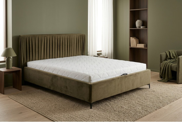 Diseño de camas moderno camas de madera textil estructura de cama de dormitorio.