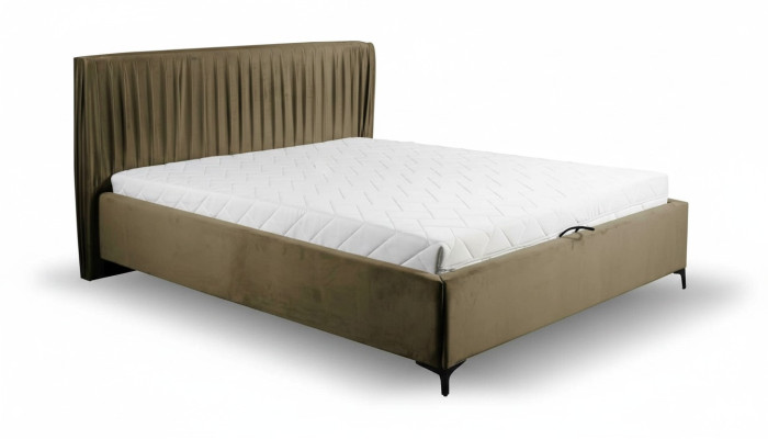 Diseño de camas moderno camas de madera textil estructura de cama de dormitorio.