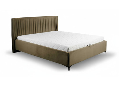 Diseño de camas moderno camas de madera textil estructura de cama de dormitorio.