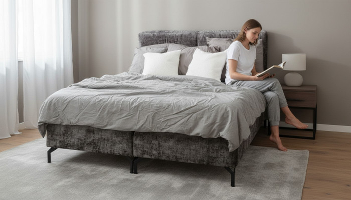 Muebles de cama de lujo 180x200cm cama doble Hotel lujo mobiliario camas