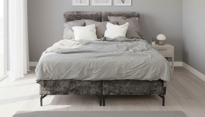 Muebles de cama de lujo 180x200cm cama doble Hotel lujo mobiliario camas