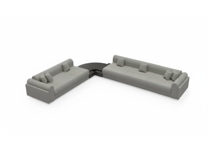 Sofá en forma de L de tela, sofá de esquina, sofá, tapizado premium, sofá, muebles