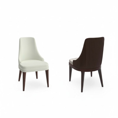 Silla de comedor tapizada de lujo silla de respaldo silla de sala de estar nueva