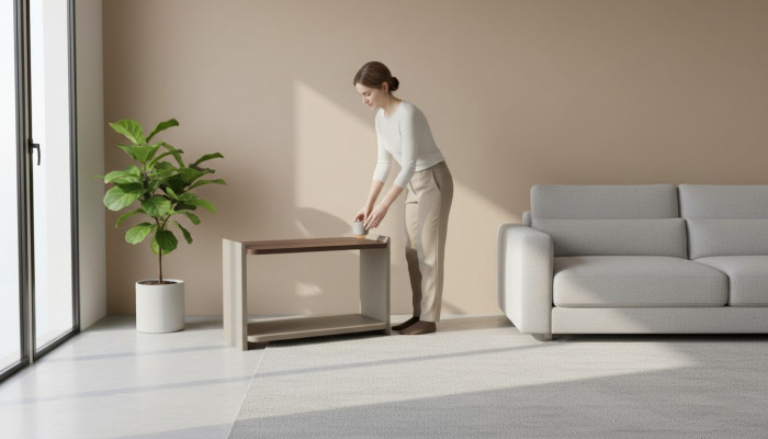 Mesa auxiliar para sala de estar de diseño moderno elegante Mesas auxiliares Mesas