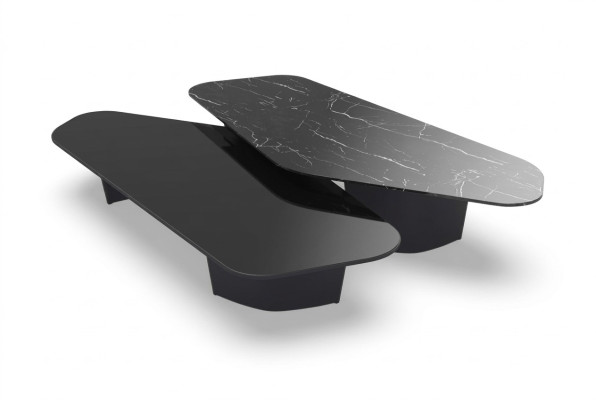Mesa de centro de lujo de madera Mesas Sala de estar Muebles de alta calidad Mesa auxiliar