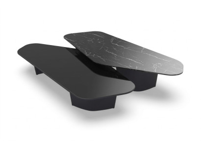 Mesa de centro de lujo de madera Mesas Sala de estar Muebles de alta calidad Mesa auxiliar