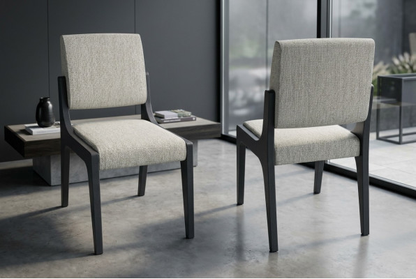 Silla gris comedor Lujo Muebles Diseño Elegante Sillas Modernas de Madera Nuevas