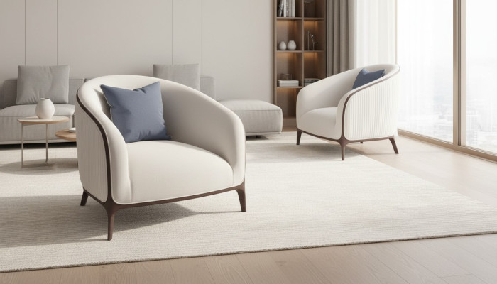Sillón diseño sofá de 1 plaza textil lounge acolchado lujo asiento relax