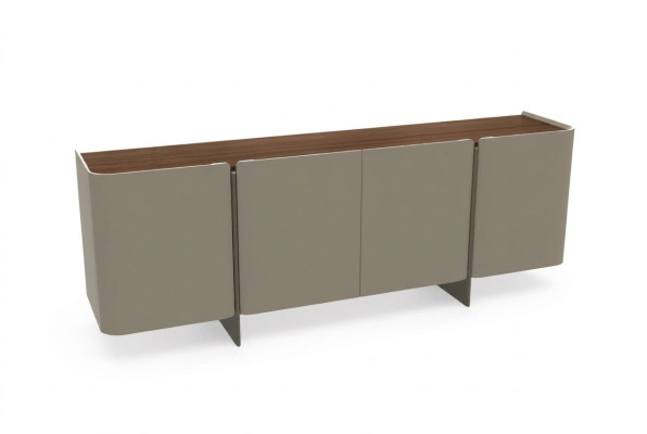 Moderno aparador móvil de madera para salón de lujo 220cm