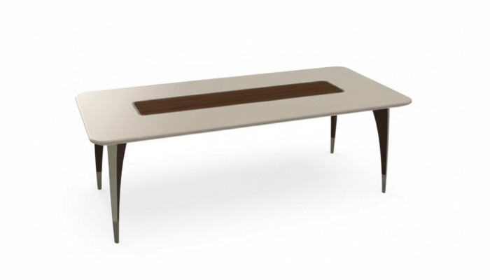 Mesa de comedor de lujo para comedor en color blanco muebles de madera modernos