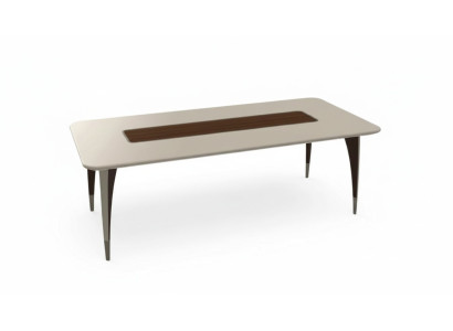 Mesa de comedor de lujo para comedor en color blanco muebles de madera modernos