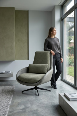 Estilo elegante Sillón Muebles de diseñador para sala de estar nuevos Lujo color verde