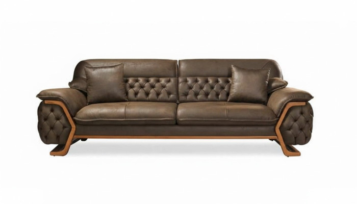 Sofá de 3 plazas Chesterfield ajustable de diseño de sofás de salón acolchado