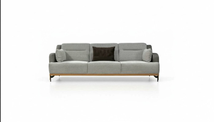Sofá de 3 plazas Sofás de diseño Sofás tapizados Telas Relax Moderno 225cm