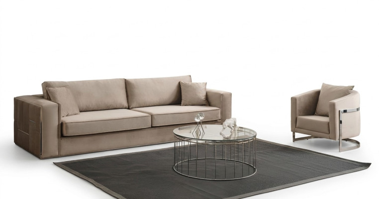 Juego de sofás de 2 piezas para sala de estar, juego completo de sofá de 3+1 asientos, muebles textiles.