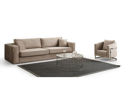 Juego de sofás de 2 piezas para sala de estar, juego completo de sofá de 3+1 asientos, muebles textiles.