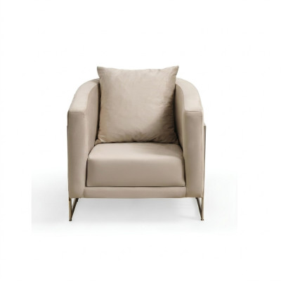 Silla de 1 plaza de tela para salón, acolchada de lujo, asiento de relax nuevo para la sala de estar.