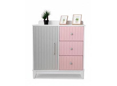 Cómoda en la habitación infantil Moderna y elegante cómoda de madera multicolor Muebles