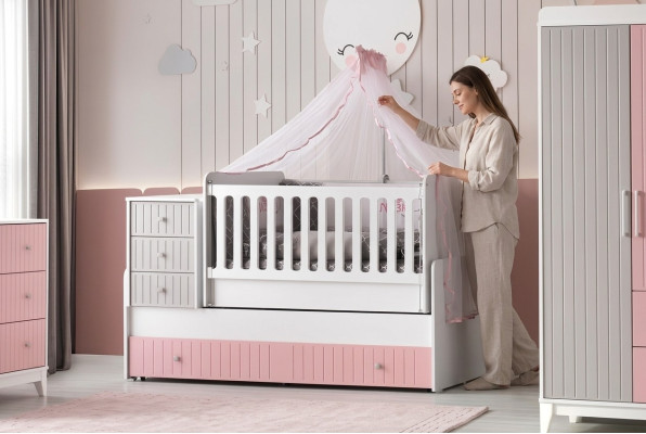 Elegante cama para niños para bebés Multicolor Muebles perfectos para su habitación de niños eliminación