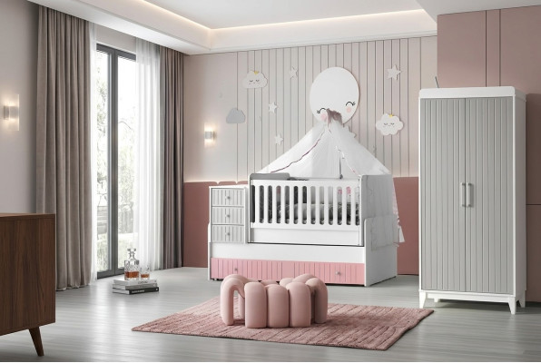 Elegante cama para niños para bebés Multicolor Muebles perfectos para su habitación de niños eliminación
