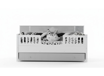 Cama infantil elegante: comodidad para pequeños soñadores Color gris lujoso