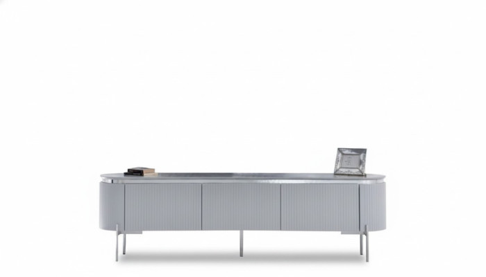 Mueble de TV en gris de lujo nuevo