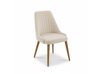 Silla de comedor blanca de diseñador, silla de cocina moderna de un solo asiento, sillas tapizadas modernas.